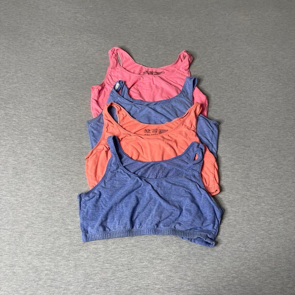 Fruit of The Loom Sport Bra 4 PCS. Set - Size 42